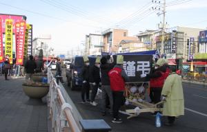 홍원마을 주민들, ‘송전선 지중화 요구’ 집회